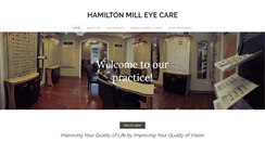 Desktop Screenshot of hamiltonmilleyecare.com